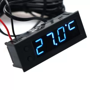 Module 12VDC hiển thị nhiệt độ, điện áp, cài đặt thời gian